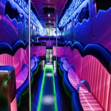 Boston party bus package—45 passengers for 6 hours, includes 2 entertainers